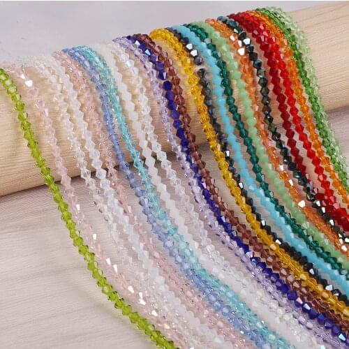 Crystal 50Pcs 6mm Clear Sharp Shape Glass Seed Beads DIY Mix Color Sewing Glass Beads For Women Garments Accessories Supplies
