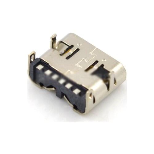 Type-c 6p 3.1Mm Female Transmission Data Usb Connector 10~100pcs