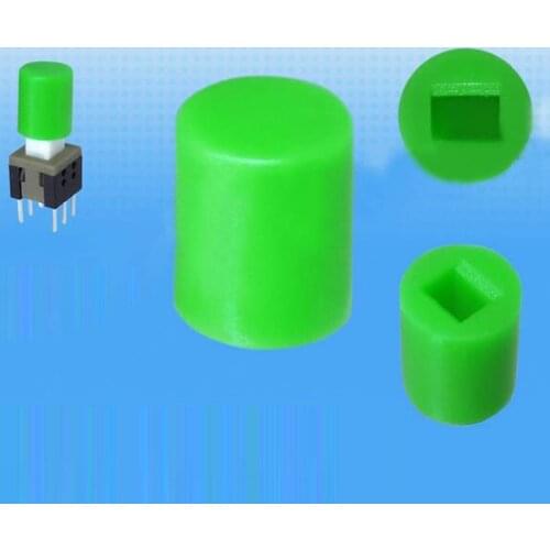 200cps 6*7mm self locking switch cap round button caps square hole push buttons cover for height 5.8/7/8/8.5mm self lock key