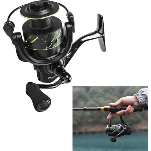 Ultralight Spinning Reel Sturdy Coarse Fishing Fixed-spool Reels 5.0/4.7:1 8kg Switchable Handle 8lb Line Coarse Fishing