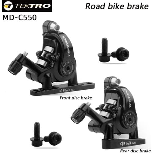 TEKTRO MD-C550 Road Bike Dual Piston Cable Caliper Front/Rear Aluminum Alloy Mechanical Disc Double Brakes Bicycle Parts