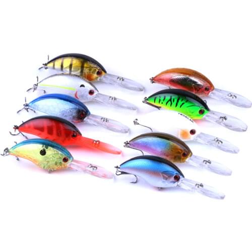 2020 Fishing Tackle 1PC Deep Diving Crankbait Fishing Lures 12g/9cm With 6# Treble Hook Swimbait Wobblers For Sea Fishing Lures