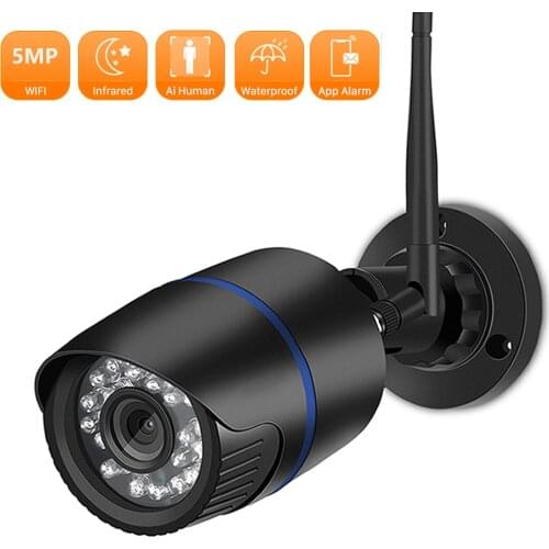 5MP WIFI Bullet Camera 3MP 2MP P2P IR Night Vision Motion Detection Home Camera Outdoor CCTV Camera Surveillance Video iCSee