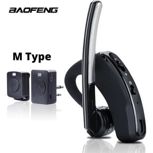 WALKIE TALKIE WIRELESS HEADSET WALKIE TALKIE BLUETOOTH HEADSET TWO WAY RADIO HEADPHONE EARPIECE FOR MOTOROLA BLACK