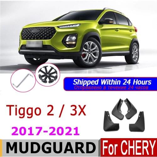 Mudguards For Chery Tiggo 2 2021-2017 Chery Tiggo 3X 2021-2017 Fender Mud Flaps Guard Splash Flap Car Fenders Accessories