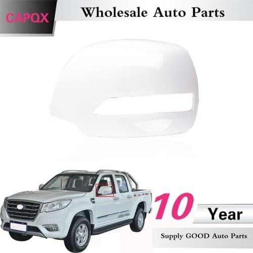 CAPQX For Great Wall Wingle 6 wingle6 2014 2015 2017 High Quanlity Outside rearview mirror cover side Rear view cap Shell