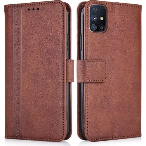 For Samsung Galaxy M51 M515 M515F SM-M515F 6.7'' Cover On Samsung M51 M 51 Shell M515 M515F Phone Wallet Leather Kickstand Case