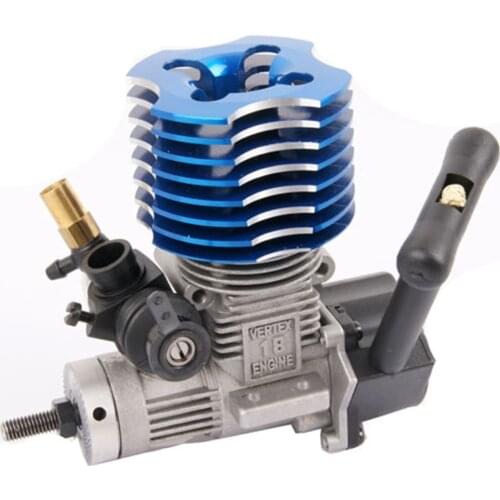 HSP 02060 BL VX 18 Engine 2.74cc Pull Starter for RC 1/10 Nitro Car Buggy EG630, Blue or Purple