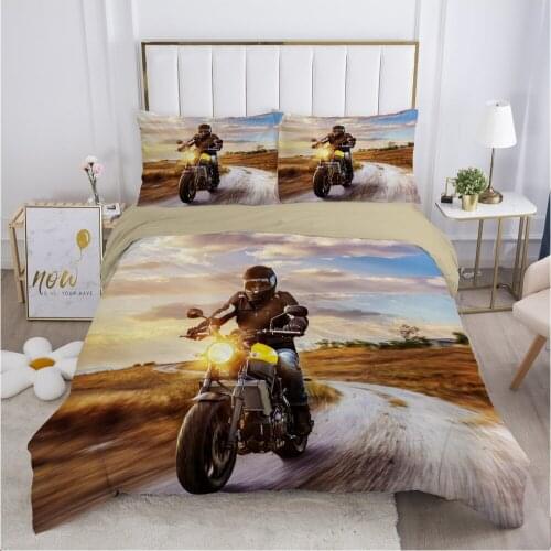 Bedding set Queen King Full Double Duvet cover set pillow case Bed linens Quilt cover 240x220 240*260 Car dusk