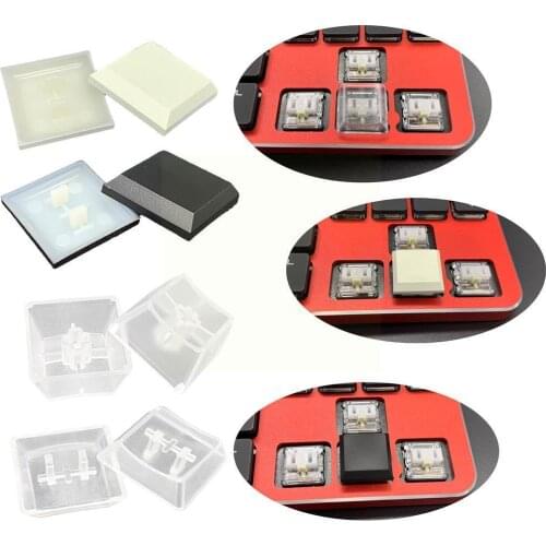 Short Axis Mechanical Keyboard Special Keycaps Black Transparent Keycaps And Kailh DIy For Kaihua Ultra-thin White L8L8