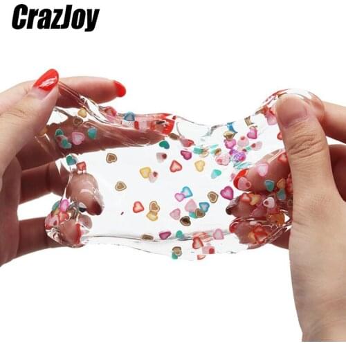 Cute Supplies Transparent Fluffy Putty Addition Cloud Slime For Children Anti Plasticine Clay Light Polymer Kids Antistress Toys