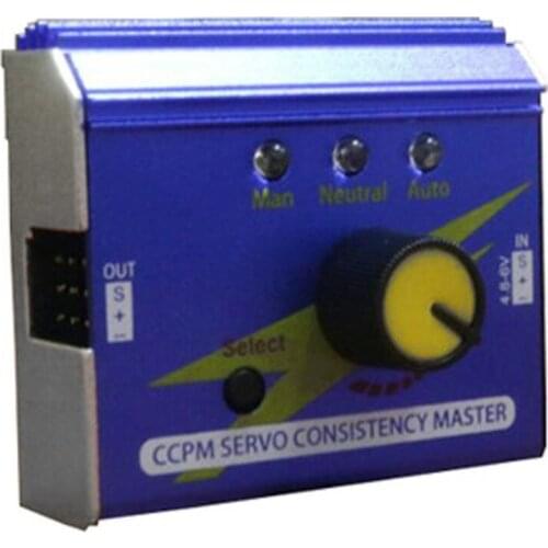 Aluminum Alloy Case Multi-function 3 Channel ESC Servo Tester Digital Analog CCPM Consistency Master Checker Tester for EC Drone