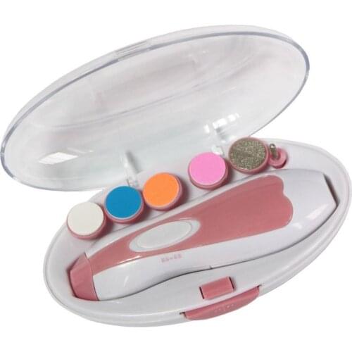 New Baby Nail Trimmer Kit With Nail Clippers Electric Care Trim Kit Nail Clipper Cutter For Newborn Infant Nail Trimmer Manicure