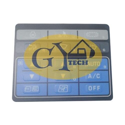 PC200-8 7835-31-1004 excavator monitor sticker for Komatsu excavator display guage with 3M glue