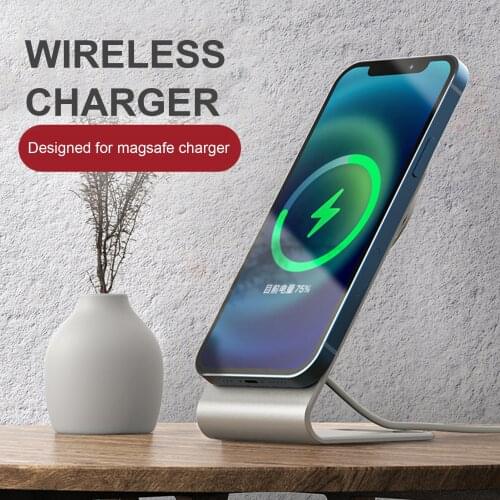 Wireless Charger Stand Desktop Phone Holder For Magsafe Magnetic Charger For IPhone12 /Pro/Mini/Pro Max Base Desk Bracket
