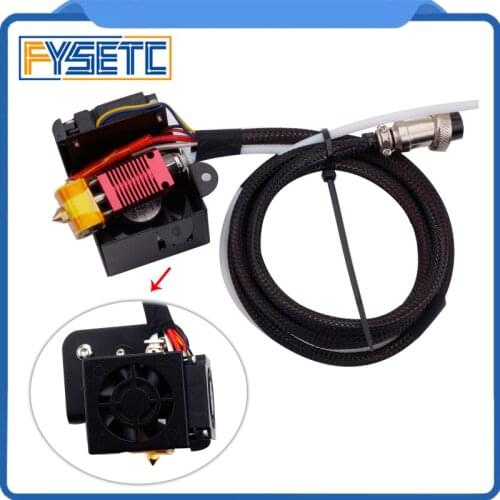 1 Set Full Assembled Extruder Kits With 2PCS Fans Fan Cover Air Connections Nozzle Kits For CR-10 Series 3D Printer Parts