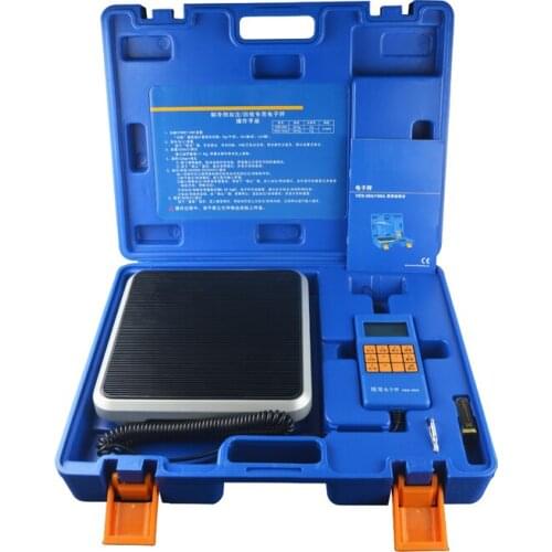 VES-50A Electronic Scale Refrigerant Accurate Filling and Recycling Scale Quantitative Fluoride Refrigeration Tool CH