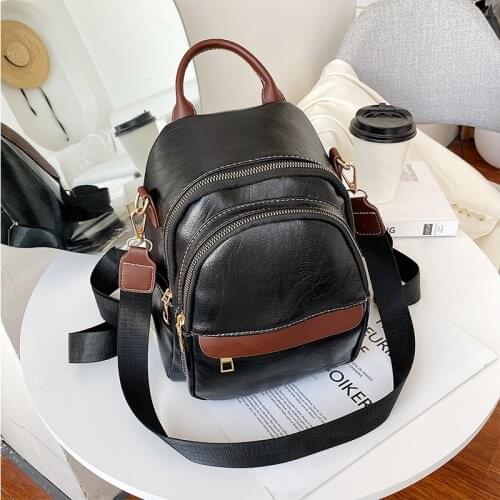 Female Trendy Street Shoulder Bag Autumn Luxury Women Backpack 2020 Small Multifunctional Fashion Woman Backpack Ladies New