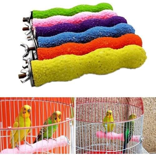1 Pc Bird Teeth Grinding Sand Claw Beak Grinding Bar Teeth Stone Stick Chew Perch Toy Decor Birdcage Attachment Climbing Frame