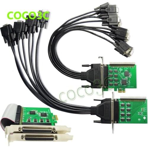 16 Ports Serial PCI Express controller card PCI-e to multi RS-232 DB9 Ports converter for Industrial automation XR17V358 Chipset