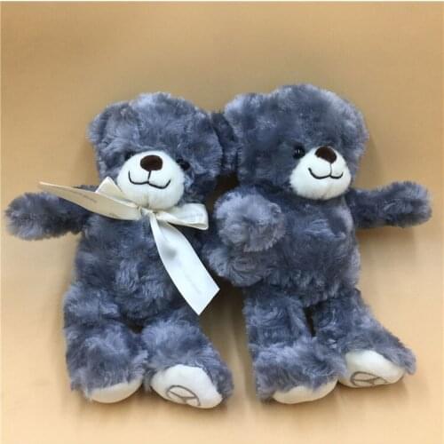 22cm Benz Ted Plush Toy Cute Anime Silk Scarves Small Bear Doll Kids Gift