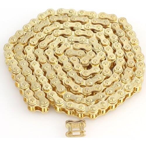 25H 144 Links ChainStainless steel Chain For 47/49cc Pocket Bike Mini Moto Quad Dirt ATV Scooter bike/Motorcycle Accessories