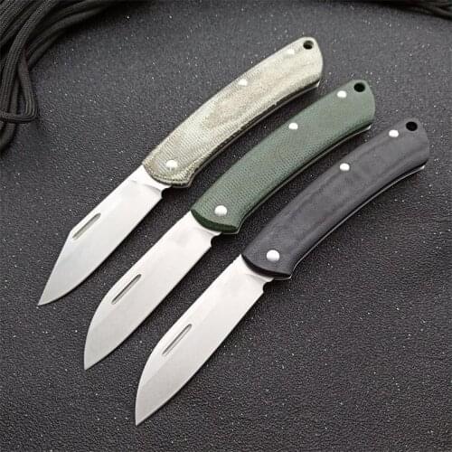 319 Folding Knife CPM-S30V Stainless Steel Blade G10 Handle Pocket Survival Combat Outdoor Tool EDC Knifes