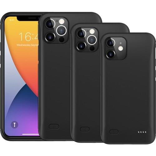 6200mAh Battery Case For iPhone 12 Pro Max Battery Charger Case for iPhone 12 Mini Power Bank Charging Case Powerbak Cover