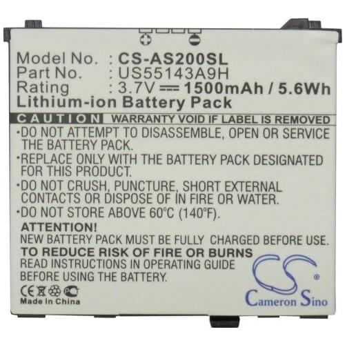 CameronSino 1500mah battery for ACER F1 neoTouch S200 US55143A9H A78TAD20F