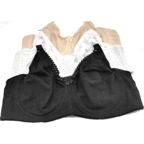 TOP Women Underwear Brasieres Ajusted Type Nice Back Bra Cotton Thin Section Underwire Push Up Bras Comfort Breathable BH C22