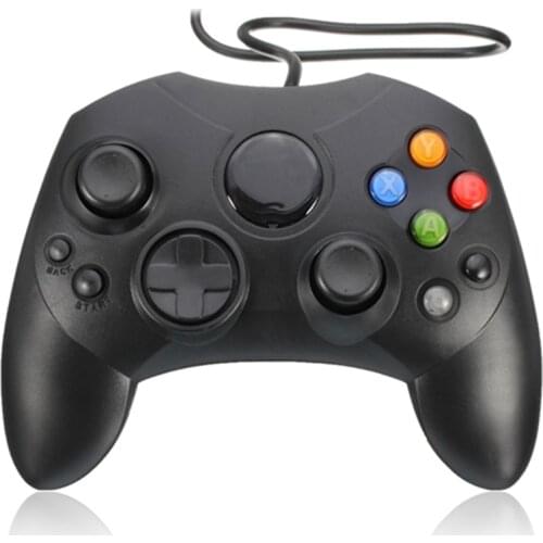 Black Wired Game Controller Professional Gamepad Joystick Game Handle Joypad Game Control for Microsoft XBOX First Generation FR