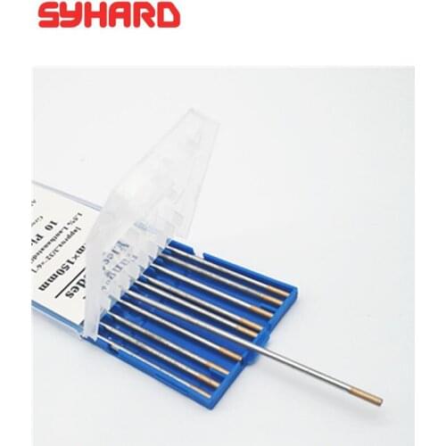 Gray Argon-arc welding tungsten electrode 1.0/1.6/2.0/2.4mm Soldering Rod for steel/carbon steel (10pcs/lots,length150mm)