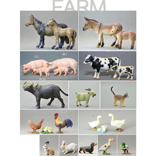 PVC FARM animal model toy wild animals figure 24PCS/set
