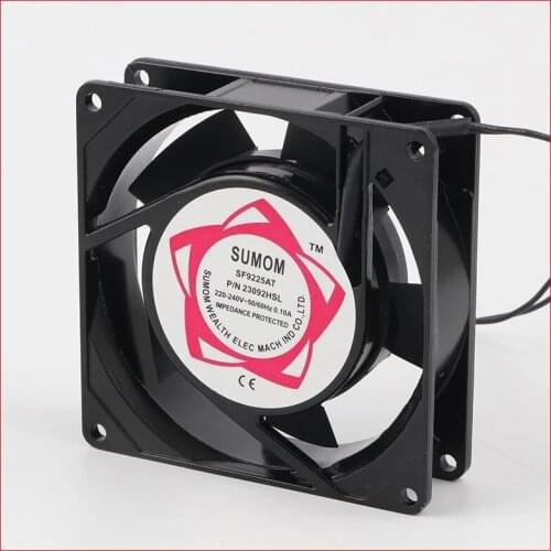 Hot sale SUNON 9225 ball 9cm fan SF9225AT2092HBL cooling fan 220v axial fan