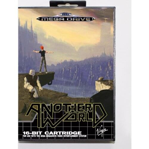 Out of this World (aka Another World) Game Cartridge 16 bit MD Game Card With Retail Box For Sega Mega Drive For Genesis