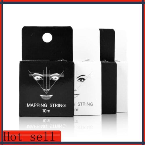 Making LOGO with Microblading MAPPING STRING Pre-Inked Eyebrow Marker thread Tattoo Brows On Point 10m MPRO