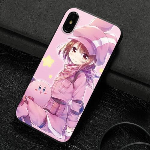 Llenn gun gale online fanart Tempered Glass Soft Silicone Phone Case Cover Shell For iPhone SE 6s 7 8 Plus X XR XS 11 Pro Max
