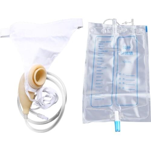 Men Urinals Latex Urine Collector Bedridden Breathable Urine Bag Urinary Incontinence synthetic urine