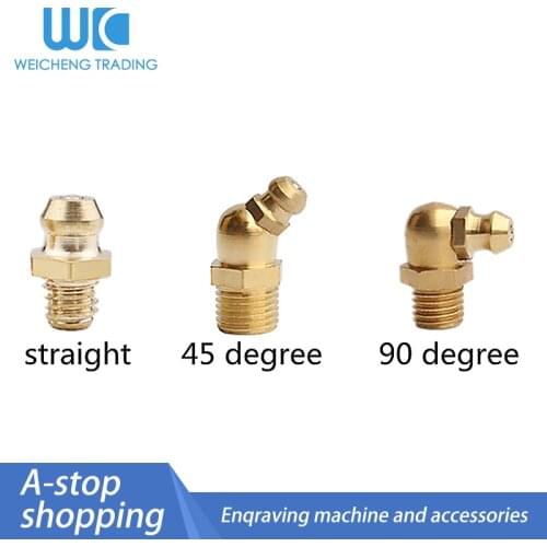 National standard pure copper butter mouth M4M5M6M8M10M12M14M16 straight head 45/90 degree mouth