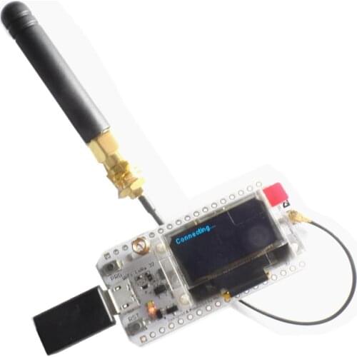 Upgrade WIFI ESP32 Lora 32 V2 Development Board 868MHz-915MHz SX1276 ESP32 LoRa 0.96 Inch Blue OLED Display Bluetooth