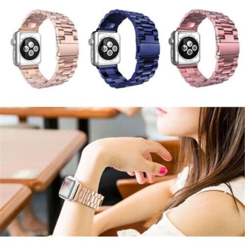 Stainless Steel Strap Wrist Band for Apple Watch Serial 1 2 3 4 Watch Band Strap Bracelet for iwatch 38mm/42mm 40mm/44mm