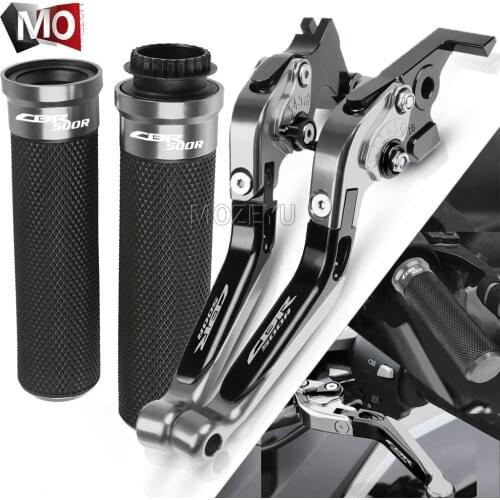 For Honda CBR500R/CB500F/X CBR CB 500 R F/X 500R 500F 500X 2013-2018 Motorcycle CNC Brake Clutch Levers Handlebar Hand Grips