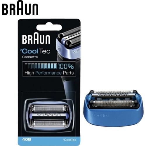 Braun 40B Foil & Cutter Replacement Cartridge CoolTec Cassette Electric shavers Razor Blade Heads Replacements CT5cc CT4s CT2s