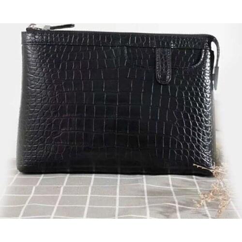 Xinepiju new arrival men clutch bag men bag crocodile leather men bag