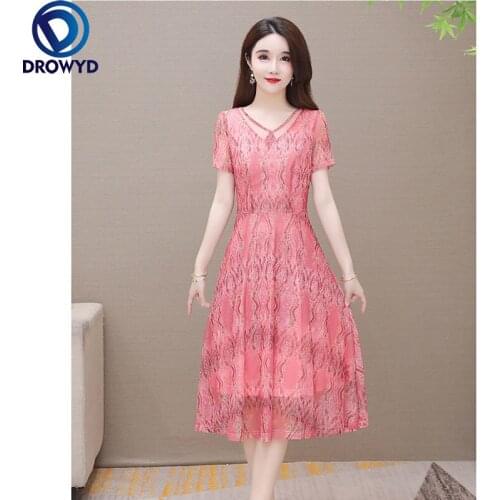 Summer Beach Green Print Chiffon Dress for Women 2021 Fashion Short Sleeve V-neck Bodycon Dress Elegant Boho Party Dress Vestido