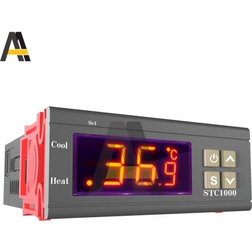 12V AC 12V STC-1000 STC 1000 LED Digital Thermostat for Incubator Temperature Controller Thermoregulator Relay Heating