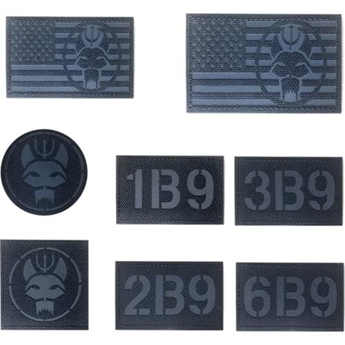 3d SEAL TEAM/DEVGRU Ir TACTICAL military Patches pvc Reflective USA National flag patches badges