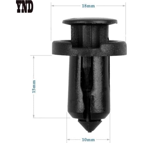 50x Fit 2011-2014 Nissan Juke Maxima NV Quest 13 Nylon Bumper Cover Trim Clip