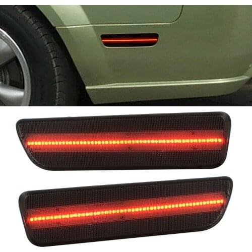 Car DC 12V LED Rear Bumper Side Marker Indicator Light Turn Signal Lamp Fit for Ford Mustang 2005 2006 2007-2009 4R3Z15A201BA