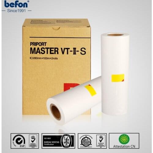 Befon Master Roll VT A4 CPMT 8 Compatible with Ricoh VT310 1730 1800 2240 2130 2350 VT-II-S